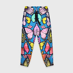 Детские брюки Зеркальный паттерн из бабочек - мода
