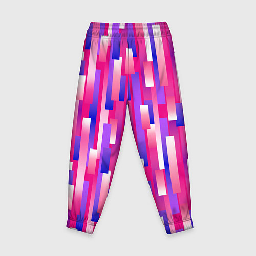 Детские брюки Градиентные прямоугольники / 3D-принт – фото 2