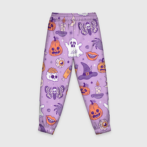 Детские брюки Halloween pattern арт / 3D-принт – фото 2