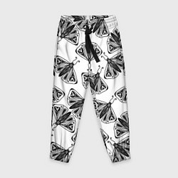 Брюки детские Butterflies - gothic pattern, цвет: 3D-принт