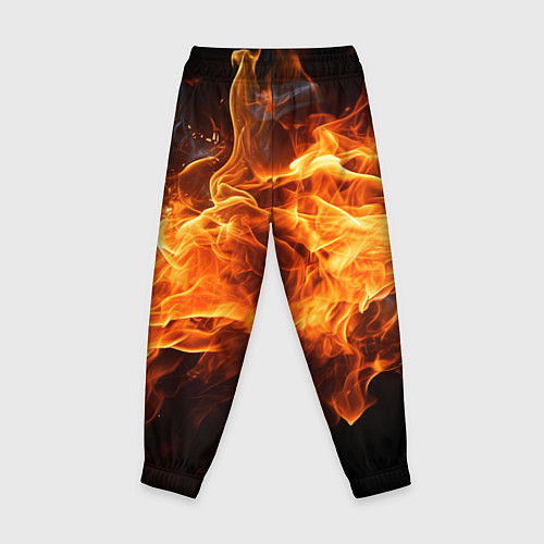 Детские брюки Black fire style / 3D-принт – фото 2
