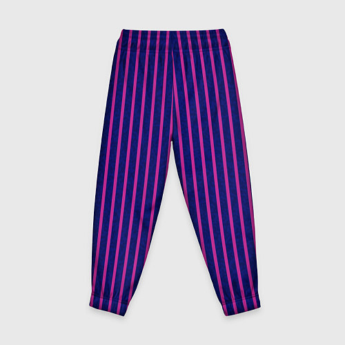 Детские брюки Фиолетовый полосатый / 3D-принт – фото 2