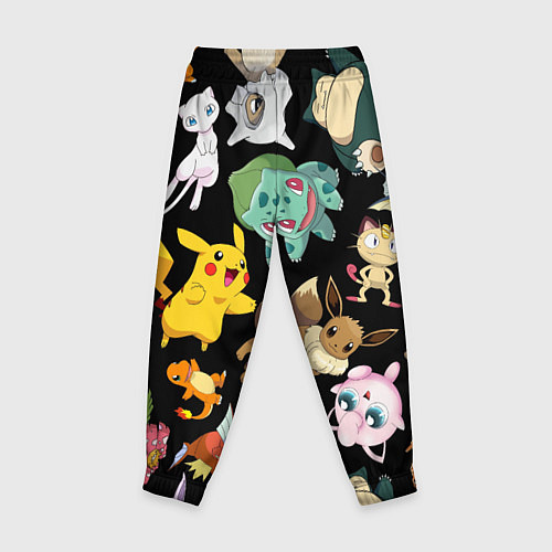 Детские брюки Пикачу и другие покемоны / 3D-принт – фото 2
