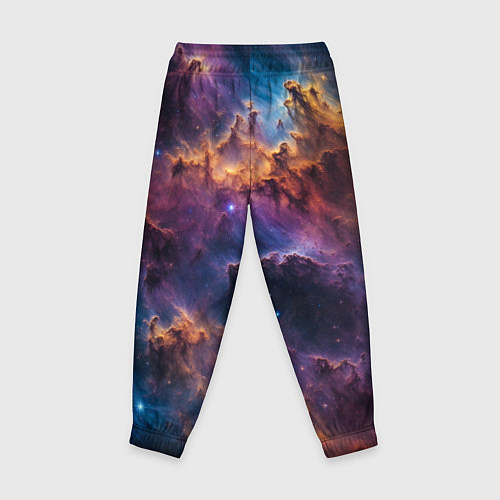 Детские брюки Космическая туманность / 3D-принт – фото 2