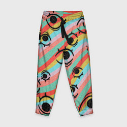 Брюки детские Not to panic, цвет: 3D-принт
