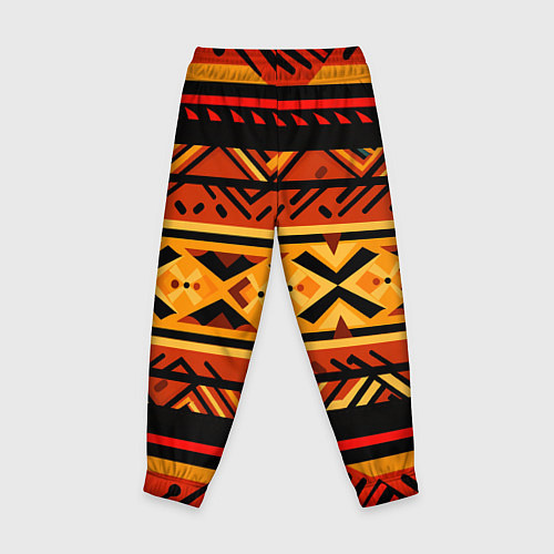 Детские брюки Узор в этническом стиле масаев / 3D-принт – фото 2