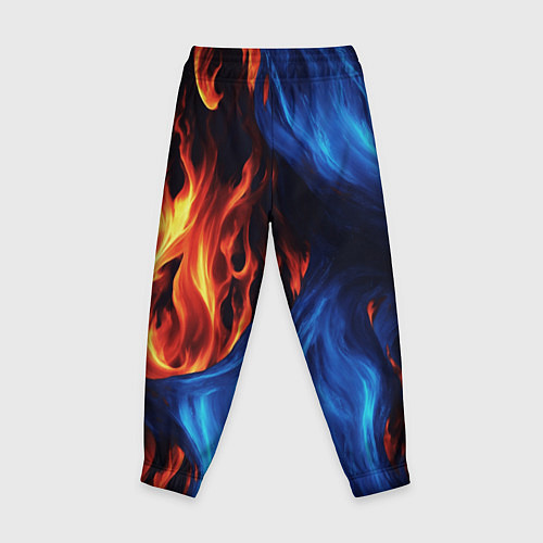 Детские брюки Огонь и вода как две стихии / 3D-принт – фото 2