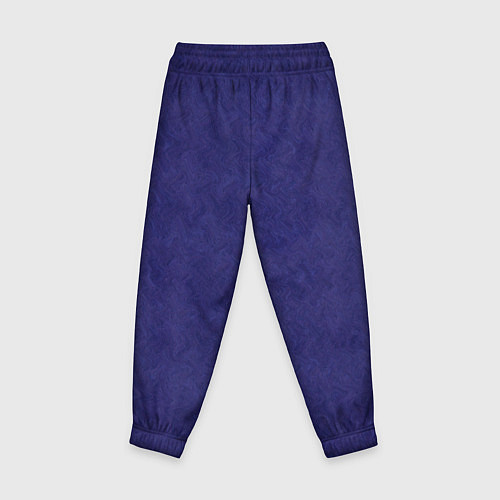 Детские брюки Фиолетовая текстура волнистый мех / 3D-принт – фото 2