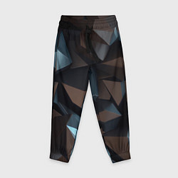 Детские брюки Черная геометрическая абстракция - объемные грани