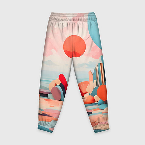 Детские брюки Геометрия природы / 3D-принт – фото 2