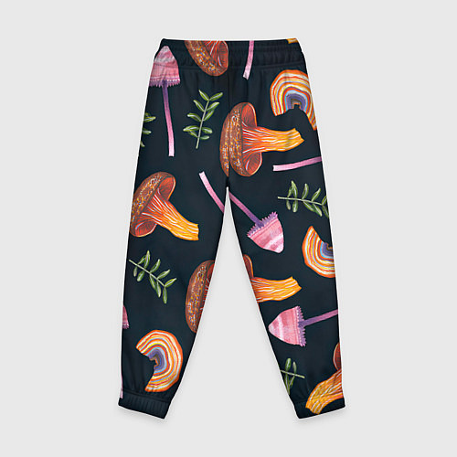 Детские брюки Goblincore - болотные грибы / 3D-принт – фото 2