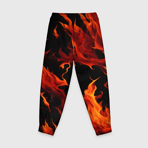 Детские брюки Пламя в темноте / 3D-принт – фото 2