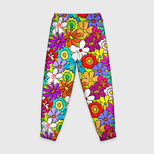 Детские брюки Floral multicolour / 3D-принт – фото 2