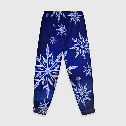 Детские брюки Зима и снежинки / 3D-принт – фото 2