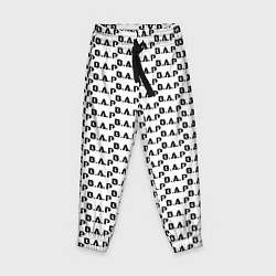 Детские брюки BAP kpop steel pattern