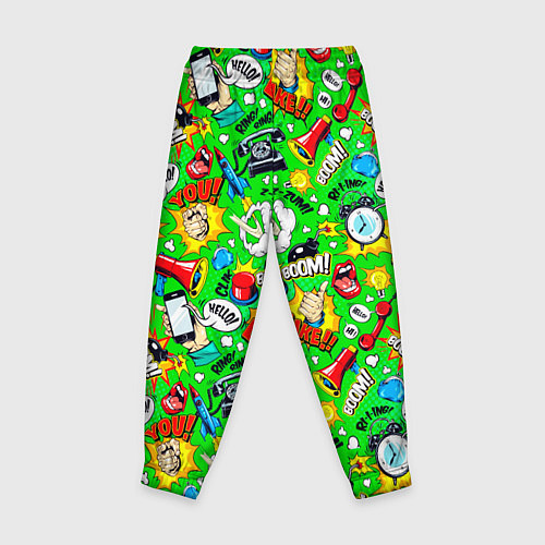 Детские брюки Hello Like Boom / 3D-принт – фото 2