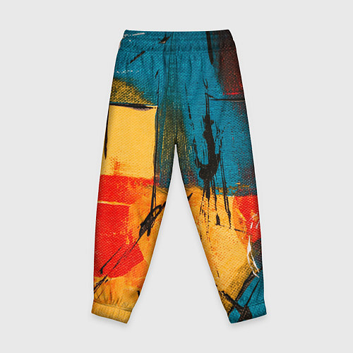 Детские брюки Картина маслом / 3D-принт – фото 2