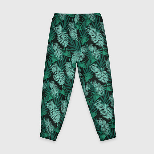 Детские брюки Паттерн тропические листья / 3D-принт – фото 2