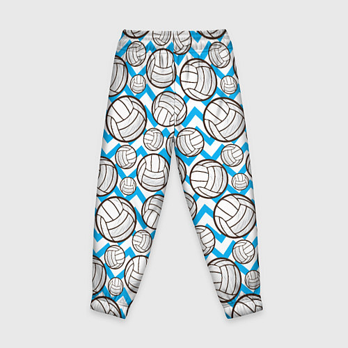 Детские брюки Мячи волейбольные паттерн / 3D-принт – фото 2
