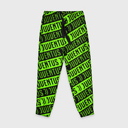 Детские брюки Juventus green pattern sport