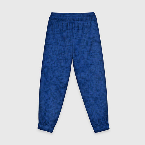 Детские брюки Текстура синий однотонный / 3D-принт – фото 2