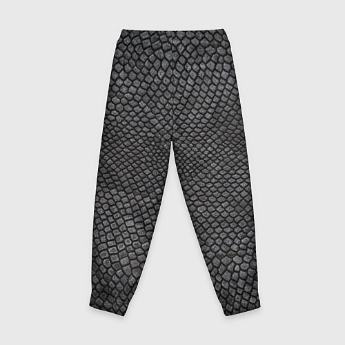 Детские брюки Текстура змеиная кожа / 3D-принт – фото 2