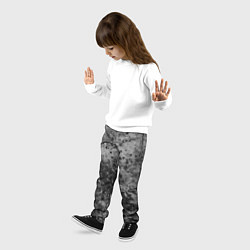 Брюки детские Абстракция - серый пунш, цвет: 3D-принт — фото 2