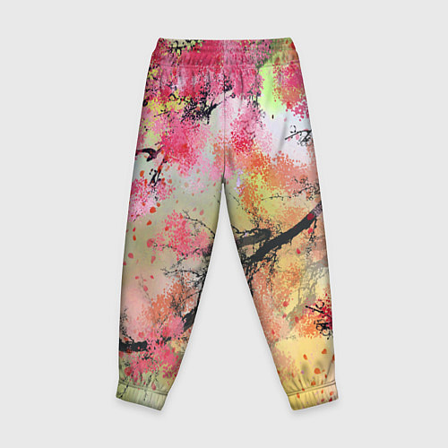 Детские брюки Japan sakura / 3D-принт – фото 2