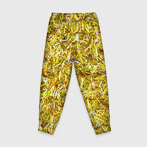Детские брюки Золотые ленточки / 3D-принт – фото 2