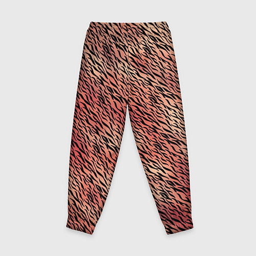 Детские брюки Имитация шкуры красно-коричневый / 3D-принт – фото 2