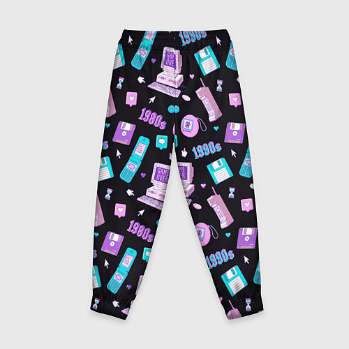 Детские брюки Game over 1980 1990 / 3D-принт – фото 2