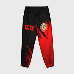 Детские брюки СССР - черно-красный