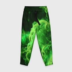 Детские брюки Зелёный густой дым - inferno green