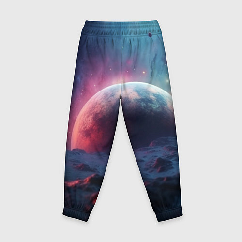 Детские брюки Фантастика космос и планета / 3D-принт – фото 2