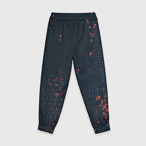 Детские брюки Брызги краски на стену / 3D-принт – фото 2