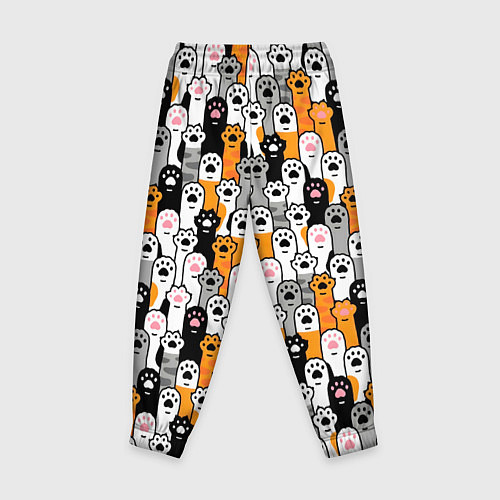 Детские брюки Кошачьи лапы / 3D-принт – фото 2