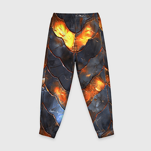 Детские брюки Чешуя в огне / 3D-принт – фото 2