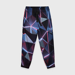 Брюки детские Неоновые геометрические плиты, цвет: 3D-принт