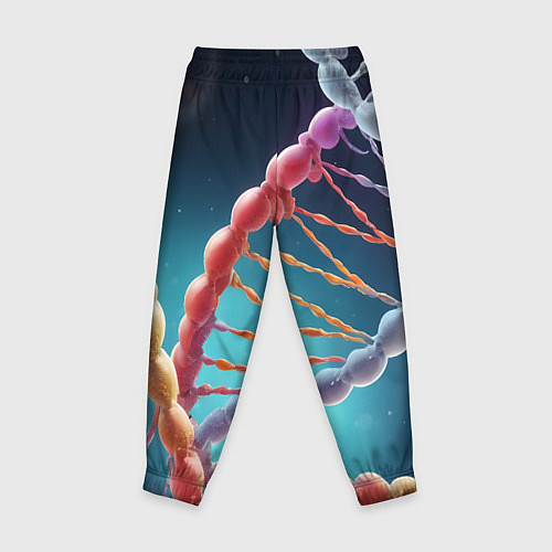 Детские брюки Разноцветный ДНК / 3D-принт – фото 2