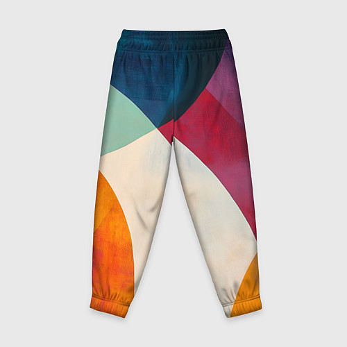 Детские брюки Геометрическая иллюстрация / 3D-принт – фото 2