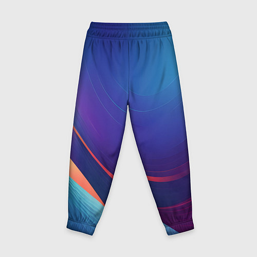 Детские брюки Красивый градиент абстракция / 3D-принт – фото 2