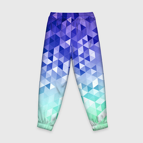 Детские брюки Градиентная геометрия / 3D-принт – фото 2