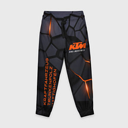 Брюки детские KTM - плиты с эффектом свечения, цвет: 3D-принт
