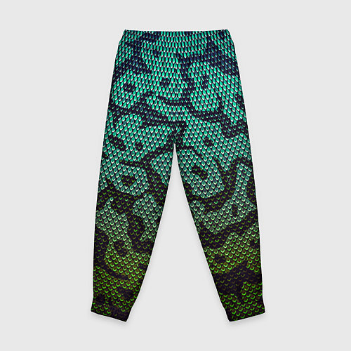 Детские брюки Змеиный камуфляж / 3D-принт – фото 2