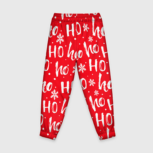 Детские брюки Новогоднее хо хо / 3D-принт – фото 2