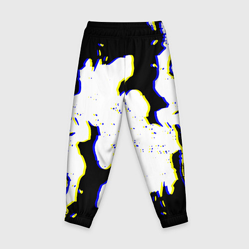 Детские брюки Россия герб глитч / 3D-принт – фото 2