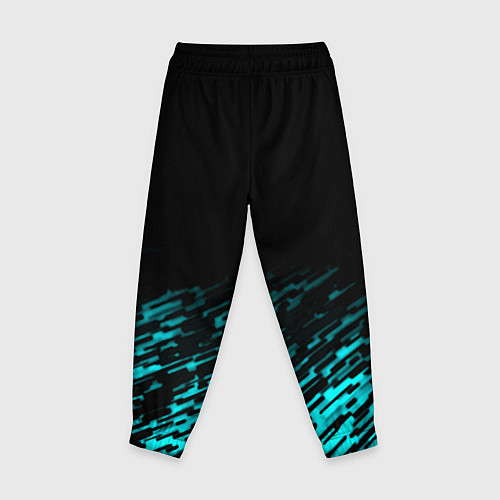 Детские брюки Mazda голубые краски / 3D-принт – фото 2