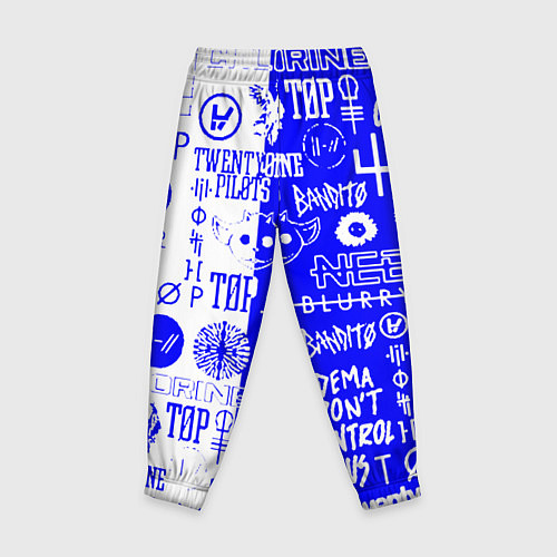 Детские брюки Twenty one pilots лого / 3D-принт – фото 2