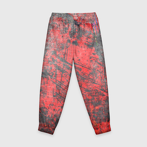 Детские брюки Абстракция - grunge vibe / 3D-принт – фото 2