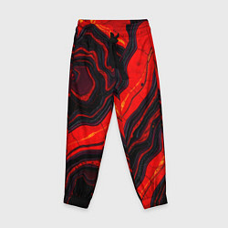 Брюки детские Срез магматической породы, цвет: 3D-принт